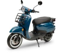 Retro Motorroller Luna Ozeanblau 50ccm 25 kmh Euro 5