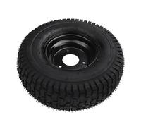 Luocute 13/5.00-6 13/5.00-6 Reifen, 6 Zoll Alle Terrain Heavy Duty Tyre Anti Slip Tubeless Vakuumreifen mit Schwarzen Felgen für ATV Quad Off Road Go Kart Cart Mini-Fahrradmäher