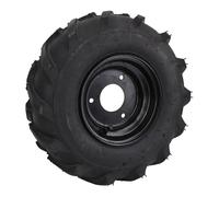 Luocute 13x5.00-6 Go Kart Reifen und Rad, Rasenmäherreifen 13x5.00-6 Langlebigkeitsgummi-Material, Nahtloser Ersatz für ATV, Quad, Offstraße, Golfcart, Mini-Fahrrad