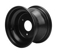 Luocute 16x8.00-7 ATV-Rad, 7 Zoll Rand Schwarzes Rad Aluminiumlegierung 3 Loch 78 Mm Auseignung für die Meisten ATVs Go Karts Offroad-Fahrzeuge