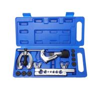 Luocute Bördelwerkzeugsatz für Bremsleitungen, Bördelwerkzeug für Fahrzeuge mit Reibahlenschneider, Bördelklemmen für die Reparatur von Kupfer-Aluminiumrohren, Vielseitige Kit-Adapter (89153)