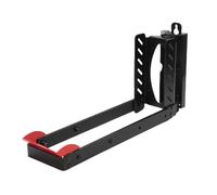 Luocute Drehbarer Fahrradträger, Wandmontage, Platzsparender Vertikaler Fahrradaufhängerhaken mit 120-Grad-Drehung für Pickup-Trucks, Wohnmobile, Garagen, Straßenberge,