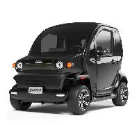 Luqi EV-300 Elekro-Fahrzeug Mopedauto für 2 Personen 45kmh Kabinenroller Schwarz