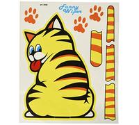 Lustiger Scheibenwischer-Aufkleber für die Auto-Heckscheibe, Katzen-Design