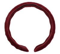 Luxshiny Lenkradheizung Auto 15 Zoll Plüsch Lenkradbezug rutschfest Winter Wohnmobil LKW SUV Innenraumzubehör