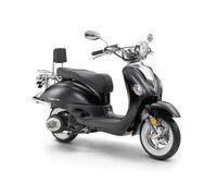 Luxxon Motorroller »Cruiser 125«, 125 ccm, 80 km/h (schwarz)