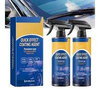 LUYJWZN Advanced Car Quick-Acting Coating Agent Spray, Car Coating Renewal Agent, Quick Effect Coating Agent for Car, Oil Film Emulsion Glass Restore Car Shine and Long-Lasting Protection (2pcs)