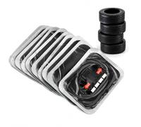 lvifloae 10-teiliges Reifenflicken, Reifenseitenwand-Reparaturset, Reifenflicken-Set, Robustes Auto, Naturkautschuk-Reifen, Reifenpannen-Reparaturflicken, Reparaturset für Platte
