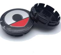 lvjiena 4 stück Auto Radnabenkappen für Smart Fortwo Forfour 450 451 454 453 56mm, Wasserdicht Verschleißfest Radnabe Abdeckung mit Logo Nabenkappen Reifen Felgen Aufkleber