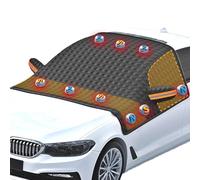 LWSEOPM Frontscheibenabdeckung Magnet für VW Golf 6 Plus 2008-2014, Auto mit 12 Magneten Abdeckung Faltbar Autoabdeckung Winter für Gegen Schnee