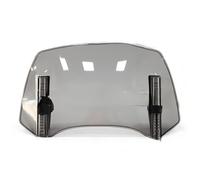 LXCMQL Windschild Motorrad für Kymco Xciting 400i 2012-2017, Verstellbare Clip-on Motorrad Windabweiser Windschild Motorrad Erhöhte Windschutzscheibe Blatt Zubehör,B-200