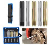 LYCXAMES Radmontagehilfe, Reifen Montagehilfe, Rad Montagehilfe, 10 Stück Radmontagehilfe fixierbolzen M12 x 1.25, M12 x 1.5, M14 x 1.25, M14 x 1.5, M15 x 1.25