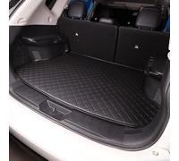 LYJXD Auto Kofferraummatten für Hyundai Ioniq 5 2022-2023 2024 2025, Leder rutschfest Kofferraumwanne Wasserdicht Kofferraum Schutzmatte Kratzfest Zubehör,Black