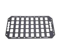 lyrlody Seitenbett-Molle-Panel, Modularer Aufbewahrungsorganisator aus Aluminium für Pickup-SUVs und Wohnmobile, 422 X 225 Mm L-Schienen-Zubehör