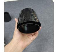 LZWLZW Auspuffblende für BMW M2 F87, Endrohr Kratzfest Auspuff Blende Endrohrblende Endschalldämpfer Auto Zubehör,Glossy Black Mouthpiece