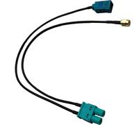 M.I.C. Zubehör Radios: SKAA-59B DAB+ Antennen-Adapter (Doppel-Fakra auf SMA) - PASSIV, KEIN Verstärker - NUR für Doppel-FAKRA-UKW-Antenne - NICHT für Original-Radios/Navi/GPS