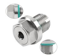 M14,1x1,5x15mm Ölablassschraube selbstschneidend Edelstahl Reparatursatz Set