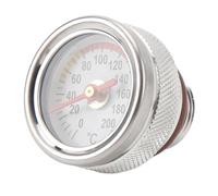 M20 X 1.5 öltemperaturanzeige, 0-200℃ Motorölemperaturmesser, Metallmotoröltemperaturmesser Temperaturmessgeräte für Motorrad Präzise Messung der Motortemperatur