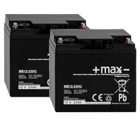 M34 kompatibler 24V Elektromobil Akkusatz 2X 12V 23Ah Pb AGM Batterie zyklenfest
