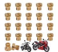 M6 Vergaser Düsen Set 20 Stück - Hauptdüsenset für Dellorto und andere Vergaser, Präzisionsdüsen für Motorräder, Roller und Motorgeräte, hochwertige Ersatzteile für optimale Leistung