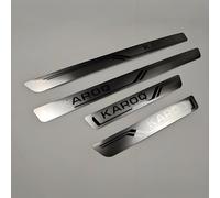 MABEIYE 4 Stück Auto Einstiegsleisten Schutz für Skoda KAROQ, Edelstahl Einstiegsleisten TüRschweller Schutz Leisten