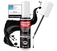 Macari 12 ml Lackstift Schwarz Glänzend. Lacktupfer Auto Lackstift Retuschierstift zur Kratzerreparatur. Autolack Kratzer entfernen sowie Ausbesserung von Steinschlägen. RAL 9005
