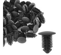 MACHSWON 40 Stück 10 mm Lochdurchmesser Kunststoff Bolzen Nieten Befestigung Verkleidung Verkleidung Clips Schwarz für Ford für Mercedes-Benz