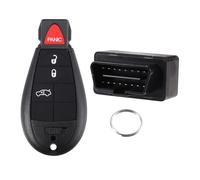 MACHSWON Autoschlüssel-Programmierer und schlüsselloser Zugangs-Fernbedienung, Ersatz-Kit M3N5WY783X 433 MHz mit Chip 4 Tasten OBD2 Werkzeug passend für Chrysler 300 2008-2012