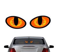 Maciun Auto-Aufkleber mit reflektierenden Augen | -Auto-Starke reflektierende Augen, wasserfest, lustig, Aufkleber - Lustige Autoaufkleber, langlebige Autoaufkleber für Auto, Fenster, Wand