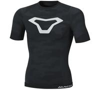 Macna Base Layer Summer Funktionsshirt, schwarz-grau, Größe 2XL 3XL für Männer