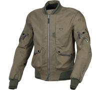 Macna Bastic 2023 wasserdichte Motorrad Textiljacke, oliv, Größe 3XL