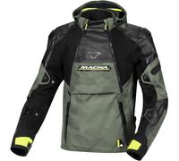 Macna Bradical Camo wasserdichte Motorrad Textiljacke, grün/camouflage, Größe L