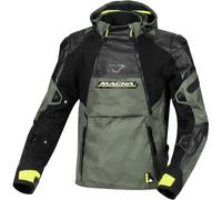 Macna Bradical Camo wasserdichte Motorrad Textiljacke, grün/camouflage, Größe S