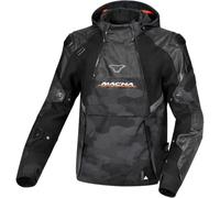 Macna Bradical Camo wasserdichte Motorrad Textiljacke, schwarz/camouflage, 3XL