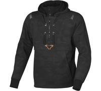 Macna Byron Motorrad Hoodie, schwarz-mehrfarbig, Größe M für Männer