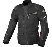 Macna Chieftane Solid wasserdichte Motorrad Textiljacke, schwarz, Größe 2XL für Männer