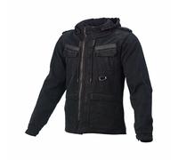 Macna Combat Hooded Men schwarz Gr. 4XL Motorradjacke Cotton Aramid black