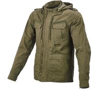 Macna Combat Motorrad Textiljacke, grün, Größe 4XL für Männer