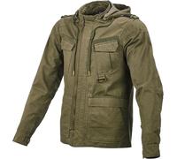 Macna Combat Motorrad Textiljacke, grün, Größe 2XL für Männer