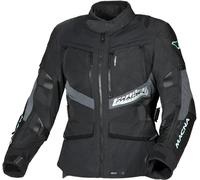 Macna Domane wasserdichte Damen Motorrad Textiljacke, schwarz, Größe XL