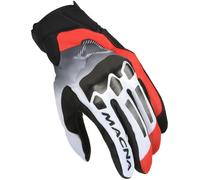 Macna Motorrad Handschuhe Mana Schwarz-Weiß-Rot Größe L Herren