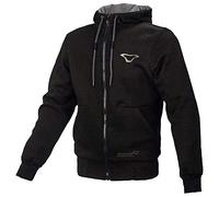 Macna Nuclone Motorrad Zip Hoodie, schwarz-mehrfarbig, Größe L für Männer