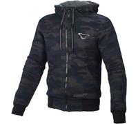 Macna Nuclone Motorrad Zip Hoodie, schwarz-mehrfarbig, Größe L für Männer