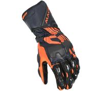Macna Powertrack Motorrad Handschuhe, blau-orange, Größe 2XL für Männer