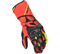 Macna Powertrack Motorrad Handschuhe, schwarz-rot, Größe 2XL für Männer