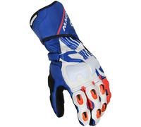 Macna Powertrack Motorrad Handschuhe, schwarz-weiss-rot, Größe 3XL für Männer