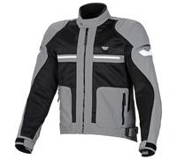 MACNA RUSH Mesh Herren Texjacke grau-schwarz S