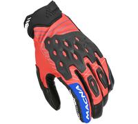 Macna Tanami Motorrad Handschuhe, schwarz-rot, Größe M für Männer