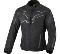 Macna Tazar 2.0 wasserdichte Damen Motorrad Textiljacke, schwarz, Größe L