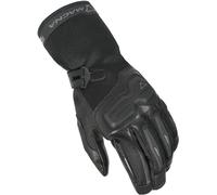 Macna Terra RTX wasserdichte Damen Motorrad Handschuhe, schwarz-grau, Größe XL